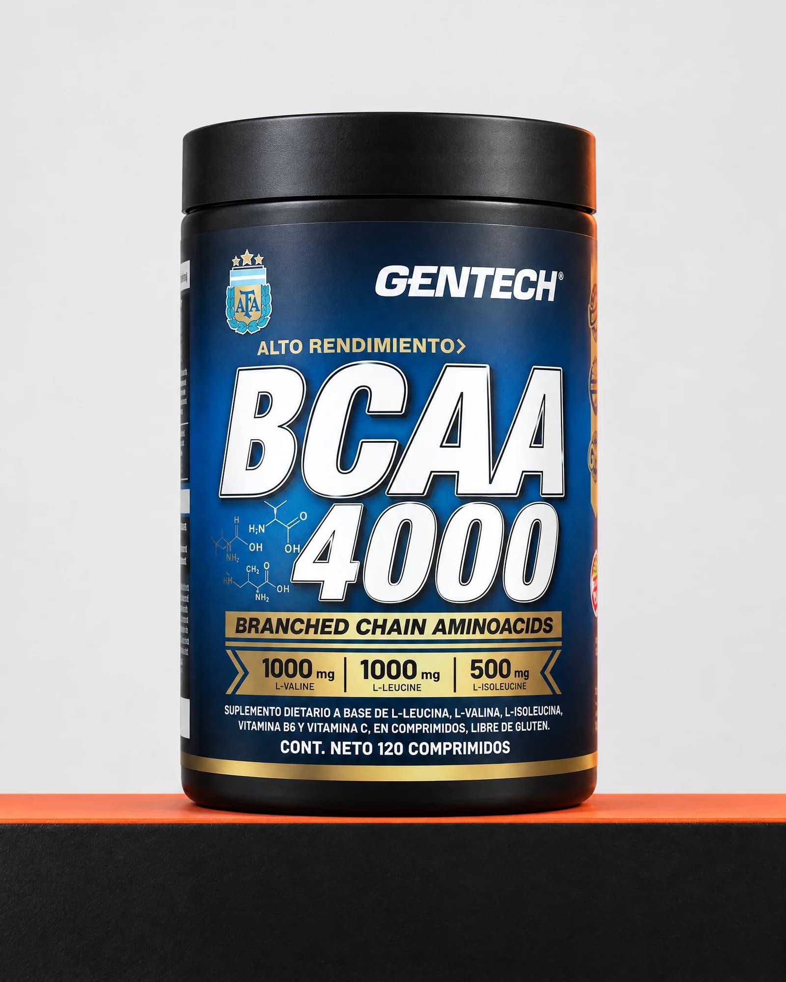 Gentech BCAA 4000, 120 comprimidos