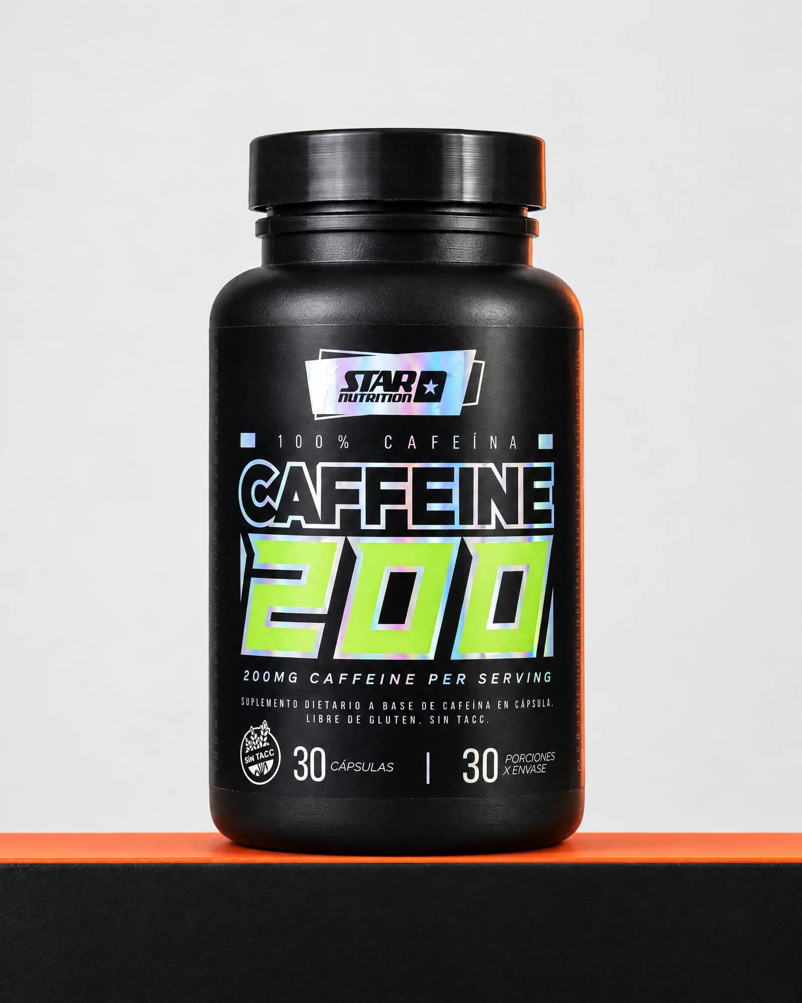 Star Nutrition Caffeine 200, 30 cápsulas