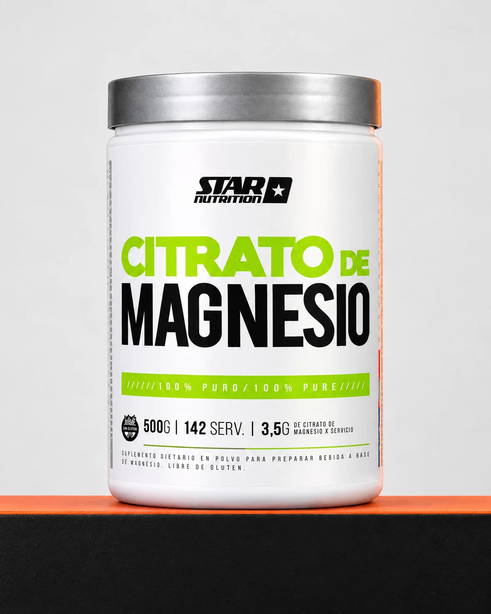 Star Nutrition Citrato de Magnesio en polvo, 500 g