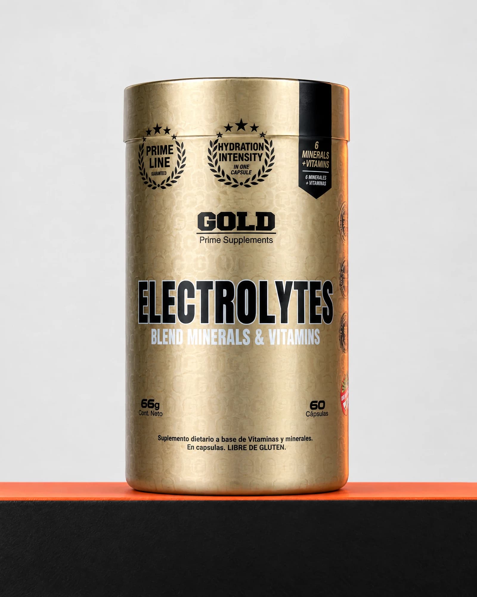 Gold Nutrition Electrolytes Blend Minerals & Vitamins, 60 cápsulas